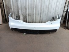 16-19 Jaguar X351 XJ XJR Rear Bumper Cover Assembly w/ Park Assist White OEM picture