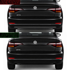 CHROME DELETE BLACKOUT OVERLAY FOR 2019-2022 VOLKSWAGEN JETTA MK7 BUMPER TRIM picture