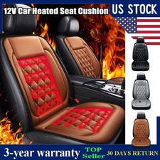 12V Universal Car Seat Heater Heated Cover Cushion Winter Heating Warmer Pad US picture