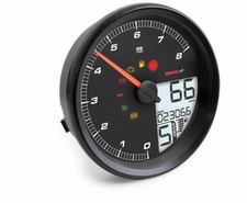 Koso HD-05 Multi-Function Meter Black/Red #BA072110 Harley Davidson picture