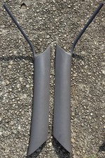1994-1997 Dodge Ram 1500 2500 OEM Driver & Passenger Gray A-Pillar Trim Covers picture