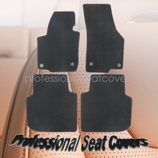 For 2012-2019 Volkswagen Passat 1st & 2nd Row Floor Mats Carpet Waterproof Black picture