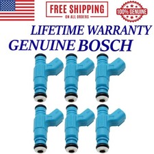 OEM Set of 6 Bosch Fuel Injectors Fits 2004 Ford Ranger 4.0L V6 0280156250 picture