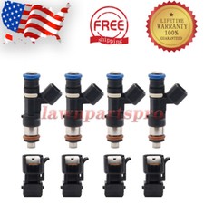 4x 60lb 630cc Fuel Injectors For 1.8T turbo Audi A4 TT VW Golf Jetta Acura EV14 picture