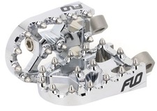 Flo V2 MX Style Footpegs Chrome Harley-Davidson Male Mount picture