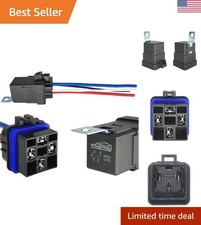 Heavy-Duty 30A/40A Waterproof Relay for 12V Automotive Systems, Fast Response picture