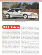 1989 Saleen SSC Mustang Article - Must See  picture