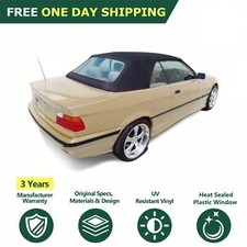 Convertible Soft Top w/Window for 1994-1999 BMW E36 318i 323i 325i 328i M3 Black picture