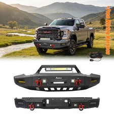 Fits 2020-2023 GMC Sierra 2500/3500 Front or Rear Bumper with Lights picture