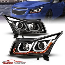 [U Type] 2011-2016 For Chevrolet Cruze LED Bar Projector Headlights picture