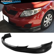 Fits 09-10 Toyota Corolla K Style Unpainted Front Bumper Lip Spoiler Splitter PU picture