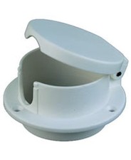 Perko 1057DP0WHT | White Plastic Rope Deck Pipe picture