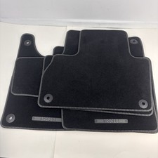 Genuine OEM Maserati Trofeo Floor Mats V8 Levante MY19 Full Set Black picture