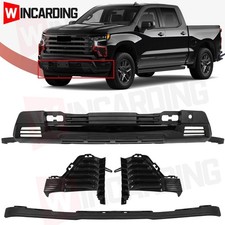 For 2022-24 Chevy Silverado 1500 Front Bumper Cover Lower Valance Skid Plate BLK picture