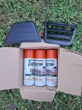 3 Rust-Oleum Custom Matte Racing Orange Spray Paints 11 oz And Louver Set? picture