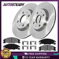 10.83 inch Front Vented Brake Rotors Pads Kit for 2008 2009 2010 2011 Ford Focus picture