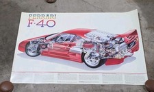 Ferrari F 40 1991 Poster Very Rare 36x24  picture