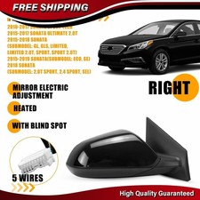 For Hyundai Sonata 2015-2019 Power Door Mirror Passenger Side Blind Spot Heated picture
