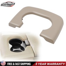 For 1997-2003 Ford F150 Center Console Cup Holder Armrest Pad Replacement Beige picture