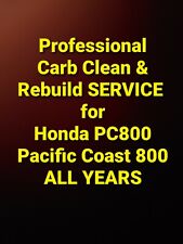 89-98 Honda PC800 Professional carb clean & rebuild service Pacific Coast 800 picture