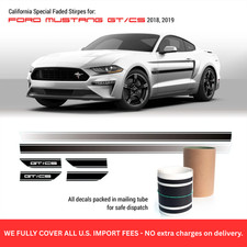 California Special GT/CS Rocker Fade Stripes Vinyl Decal 2018 2019 picture