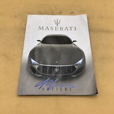 2014 Maserati Alfieri Sales Advertising Brochure Magazine, Autoweek Media Group picture