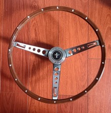 Mustang 1964 65 and 66 Steering Wheel Woodgrain Great use Original  picture