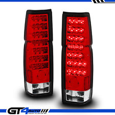Red Clear LED Tail Lights Pair for 1986-97 Datsun D21 / Nissan Hardbody Pickup picture