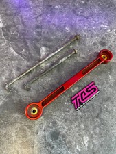 Billet Aluminum Battery Tie Down Red 2004-2021 Subaru Impreza WRX STi picture
