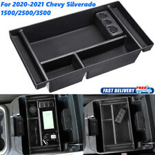 For 2020-2021 GMC Sierra 1500/2500/3500 HD Center Console Armrest Storage Box US picture