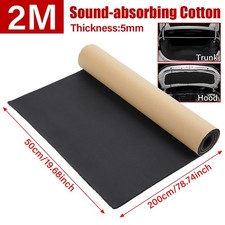 Self-adhesive Car Hood Engine Foam Sound Deadener Heat Insulation Fireproof Pad picture