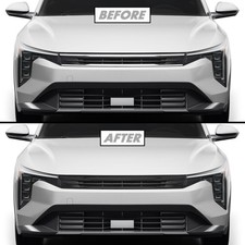 Chrome Delete Blackout Vinyl for 2025+ Kia K4 Grill Trim picture