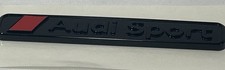 Audi Sport Glossy Black Emblem Badge picture
