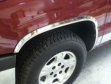 FITS Chevy Silverado 1999-2006 QAA Molded Stainless Chrome Wheel Fender Trims picture