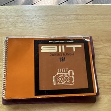 Original 1969 Porsche 911 T Owners Manual Case with Instructions Good picture