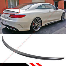 FOR 15-2020 MERCEDES BENZ S550 S63 S65 2DR COUPE CARBON FIBER TRUNK SPOILER WING picture