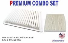 COMBO SET AIR FILTER & CABIN AIR FILTER for 2005 - 2022 TOYOTA TACOMA 2.7L 4cyl. picture