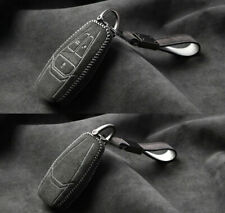 Alcantara Suede Leather Car Key Case Cover Shell Accessories For Aston Martin picture