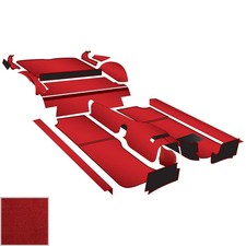Moss Handcrafted Carpet Kit, Red, 1965-67 GT - MGB MGB GT 1965-67 picture
