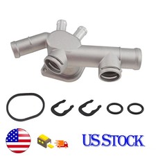 Aluminium Thermostat Housing Water Coolant Flange Pipe for VW Beetle 06A121132C picture