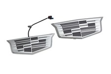 2021-2024 Cadillac Escalade Emblems in Monochrome Finish GM OEM NEW 86527902 picture