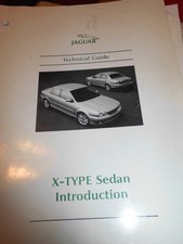 JAGUAR X-TYPE SEDAN FACTORY  ORIGINAL INTRODUCTION TECHNICAL GUIDE 119 PAGES picture