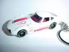 HOT 3D WHITE TOYOTA 2000GT CUSTOM KEYCHAIN keyring key gt race BLING Hot Wheels picture