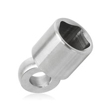 1x Silver CNC Spare Tire Socket Tool for Highlander Sienna Toyota picture