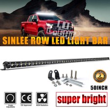 Slim Roof 50inch 800W Led Light Bar Spot Flood Offroad Driving 4X4 Truck ATV 52