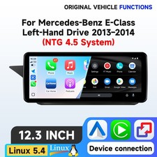 Ultra Thin 12.3''Wireless Carplay Touchscreen For Mercedes E Class W212 NTG 4.5 picture