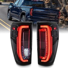 1Set LED Tail Light For GMC Sierra 1500/2500 2019-2024 Smoke Upgrade Rear Lamps picture