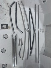 1980-1984 CADILLAC ELDORADO CHROME TRIM MOLDING USED ASSORTMENT OEM 13 PIECES picture
