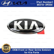 Genuine OEM 863183R500 Front / Rear Grille 'KIA' Emblem for KIA Forte 2017-2021 picture