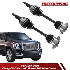 Pair Front CV Axle Shaft For Chevy Silverado GMC Sierra 1500 Tahoe 2007-20 6-Lug picture
